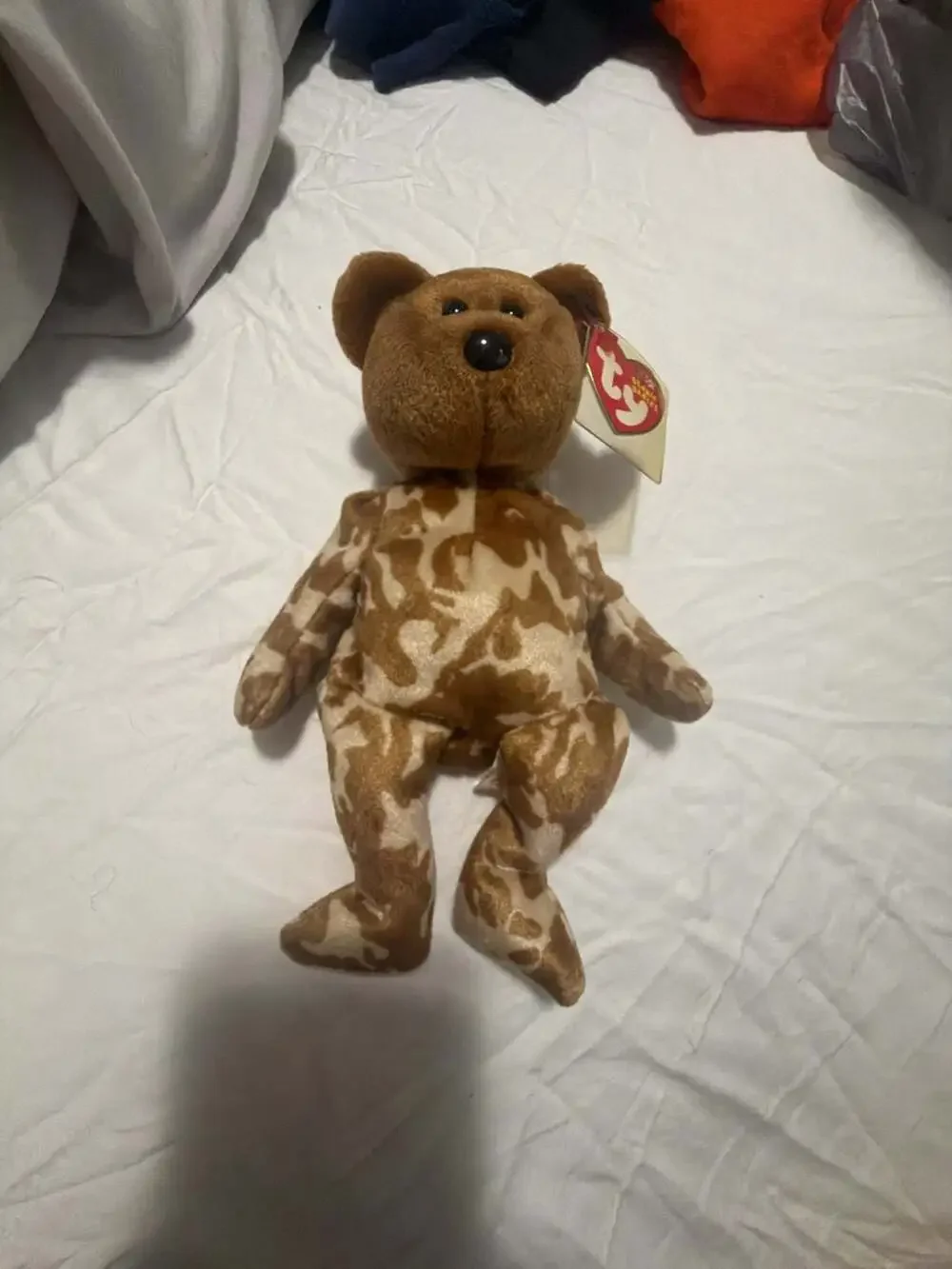 Ty Beanie Baby Hero the Military Bear - Australian/UK Exclusive Version